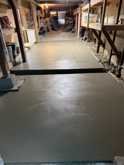 Beautiful stamped concrete patio